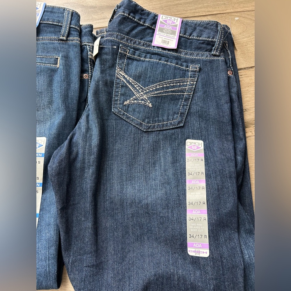 Cinch Women's Dark Blue Boot Cut Jeans